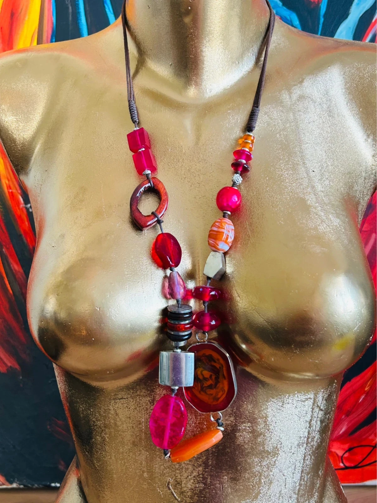Oude ketting in de stijl van de jaren 80 – photo 2